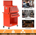8-Drawer High Capacity Rolling Tool Chest, Removable Cabinet Storage Tool Box with Wheels and Drawers
