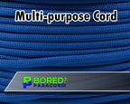 BORED? PARACORD! 550 lb Paracord - Ideal for Crafting, Camping, DIY Projects, Active & Military Outdoors - Strong Survival Rope - Tactical Parachute Cord Type III - Caribbean Blue 250 Feet