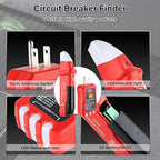 AC Circuit Breaker Finder, Electric Tester with Electrical Integrated GFCI Outlet Tester, Circuit Breaker Finder Tool Kit with Flashing LED Light