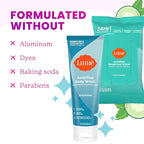 Lume Acidified Body Wash & Flushable Deodorant Wipes - 24 Hour Odor Control - Hydrating Wash - Without SLS or Parabens - OB/GYN Developed - 8.5 Ounce (Unscented) 15 Count Wipes (Cool Cucumber)