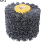 SIGNI Abrasive Nylon Drawing Wheel Drum Burnishing Polishing Brush for wooden furniture floor polishing 120X100mm 600 Grit 1pack
