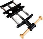 O'SKOOL 9 Inch Quick Release Workbench Front Vise for Woodworking, Heavy Duty Cast Iron Bench Vise with Beechwood Handle