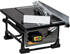 Table Saw for Jobsite, 8-inch 6.7-Amp Copper Motor, Cutting Speed up to 3576RPM, 24T Blade, Compact Portable Table Saw Kit with Sliding Miter Gauge DIY Woodworking and Furniture Making, Grey