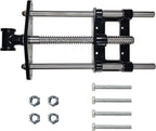 HFS(R) 9 Inch Woodworking Bench Vise, Heavy Duty Front Screw Vise for Workbench Chrome plating Leg Vise Hardware Woodworking with Mounting Screws