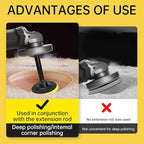 Angle Grinder Attachments Kit with 3 Extension Rods (5.5"/4"/3"), 4 Sets Flange Nut Assemblies & 2 Spanner Wrench - 5/8"-11 Thread Compatible with DeWalt Milwaukee Makita Bosch Grinder Accessories