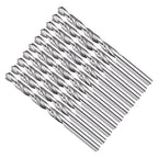 Drill Bit, 5.5mm Cutting Diameter, 4241 HSS 118° Cutting Angle Uncoated Bright Versatile Jobber Bits - (Applications: for Drilling Plastic Wood Soft Metal), 10-Pieces