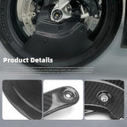 Motorcycle Front Brake Caliper Disc Guard Fairing Protector For BMW M1000RR S1000R S1000RR S1000XR 2020 2021 2022 2023 2024 Carbon Fiber Aero Disc Fender Accessories (100% Carbon Fiber)