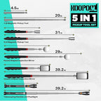 Telescoping Magnetic Pickup Tool Set, Inspection Mirror Telescoping, LED Flashlight, Cool Gadgets for Men, Gifts for Dad, Husband, Kids, Boyfriend, Magnet Stick