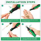 Mini Cordless Rotary Tool, Polishing Kit with 158 Accessories, Multi-Purpose Power Rotary Multi Tool for Polishing, Engraving, Sanding, Drilling, Etching, Cutting Grinding DIY Crafts