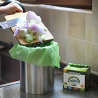 Compostable Bags for Kitchen Compost Bin, 1.2 Gallon, 125 Count, Certified by BPI and ASTM, Leakproof and Odor Control
