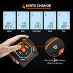 Digital Laser Tape Measure with Type-C Charging, 131-ft Laser Measuring Tape & 16-ft Tape Measure 2-in-1 Tools, M/in/ft Units Pythagorean, Area Volume Measuring, Self-Locking Tape, for DIY Woodworker