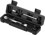 AEROFORCE 1/4-inch Drive Click Torque Wrench set（4-20Lb.ft/5.4-27.2Nm) with 4 inch Extension Bar and a 1/4" to 3/8" Adapter,Small Torque Wrench for Bike, Motorcycle and Car Repair