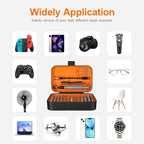 Precision Screwdriver Set, SOONAN 150 in 1 Electronics Tool Kit with 120 Bits Magnetic Screwdriver Set & 30-bit Tool Set Handy Repair Tool for Computer Phone Watch Camera Laptop, Orange