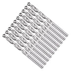 Drill Bit, 6mm Cutting Diameter, 4241 HSS 118° Cutting Angle Uncoated Bright Versatile Jobber Bits - (Applications: for Drilling Plastic Wood Soft Metal), 10-Pieces