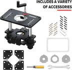 Router Lift, Precision Router Table Lift System, Durable Router Table Insert Plate, Router Lifts for Woodworking for 65mm Diameter Motors