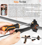 CST2 General Cold-Shot Pipe Freeze Kit, Tube Wire Plumbing Freezes Pipes from 1/8 Inch to 2 Inch, CO2 Water Pipe Plumbing Line Freezing Repair Kit for Copper Steel Aluminum Cast Iron