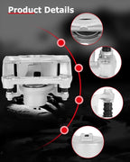 cciyu Front Left Brake Caliper Assembly w/Bracket 19B3308 2010 2011 2012 2013 For Nissan For Altima,2011 2012 For Nissan For Sentra