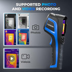 TOPDON TC004 Thermal Imaging Camera, 320 x 240 TISR Resolution, 256 x 192 IR High Resolution, 12-Hour Battery Life Handheld Infrared Camera with PC Analysis and Video Recording Supported, 32GB SD Card