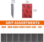 28 Pcs 180-3000 Grit Sanding Sponge,Ultra Fine Sandpaper,Soft Foam Hand Sander Block Wet Dry Sanding Pads for Automobile Wood Furniture Metal Drywall Polishing