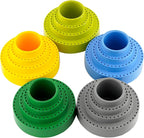 DZQ Rotating Bur Holder 116 Holes,Rotary Tool Holder 1/8"Diameter,Mandrel Drill Holder 360 Degree Rotating,for Drill Home and Garage Tool Accessories(Blue)