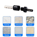3/8" Tile Milling Bit, Diamond Finger Sander Drill Bit, to Enlarge Shape Holes Edges in Porcelain Ceramic Marble Granite Tiles, with 5/8-11 Thread to 3/8 Hex Shank fit Angle Grinders & Drills 10mm