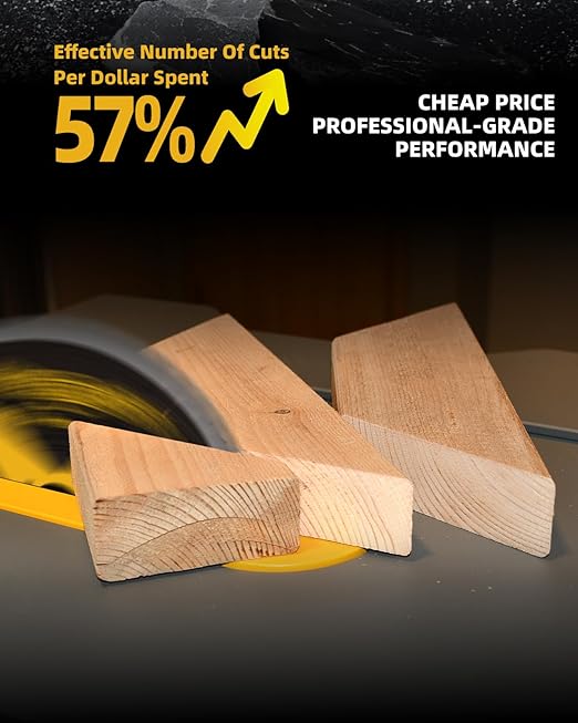 ANGELSWORD 4-1/2 Inch Circular Saw Blade, 7/8" Arbor Used on Angle Grinder, 24T for Framing&40T for Ripping, Cross Wood Cutting, 4 Pack, with 3/8"&5/8" Bushing