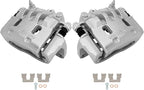 SCITOO Front Left+Right Brake Calipers With Bracket 19B2683 19B2682 Compatible For Saab 9-2X 2005-2006 For Subaru Impreza 2002-2016 For Subaru Legacy 2003-2004