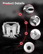 cciyu Rear Right Brake Caliper Assembly w/Bracket 18B4971 For Chrysler For 300,For Dodge For Challenger/For Charger/For Magnum