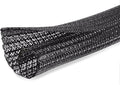 10ft x 1 inch Cable Sleeve Split Wire Loom Tubing for Power, Audio, USB, Cord Management for TV, Computer, Protects from Pets Chewing, Black