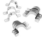 200 PCS 1-3/8 Inch Stainless Steel Rigid Pipe Strap, 1-3/8 Inch Conduit Clamps, U Bracket Mounting Clamps with Two Hole, U Tube Pipe Clamp for Chemical Industry, Commercial