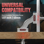 YESWELDER 90° Tube Clamp, Aluminum Alloy Right Angle Corner Clamp for Welding, Woodworking, DIY Projects, Cabinet Making