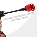 Tools Hole Saw Extension Chuck, 10-Inch x 3/8-Inch Hex Shank Reducing Locking Impact Extension