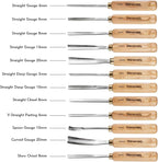 12-Pieces Woodworking Wood Carving Tools Chisel Set with Canvas Bag, Razor Sharp CR-V 60 Steel Blades