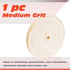 6x1x1 Inch Sisal Polishing Wheel, 150×25mm