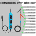 Upgraded 3.5-36V Automotive Circuit Tester, Test Light with 177 Inch Longer Leads, Power Probe,Car Component Activation Short Circuit Finder Continuity Test