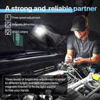 HYPERLITE Rechargeable Work Light 2pack 40W 4000Lumens, Hanging Hook Folding Bracket, Magnetic Work Light Job Site Lighting for Car Repairing, Camping, Working, and Hurricane