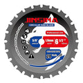 6-1/2" Circular Saw Blade, TCT Metal Cutting Saw Blades with 24T & 5/8" Arbor, Professional for Iron Steel Aluminum Stainless Steel Ferrous Metals