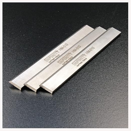 Infinity Cutting Tools Premium Carbide Tipped Planer/Jointer Knife, 6" L x 5/8" W x 1/8" T, 3-Pc. Set