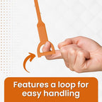 Drain Snake - Multi-Tooth Drain Clog Remover for Bathroom & Kitchen - Flexible Barbed Drain Cleaner Tool for Hair & Debris - Easy to Use Plumbing Snake Drain Auger, Bathtubs (Pack of 2)