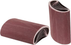 uxcell 10pcs 8" x 19" Sanding Belts 100 Grits Aluminum Oxide Abrasive Belt Sander Paper Sanding Papers for Metal Wood Grinding Polishing, Reddish Brown
