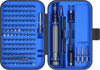 Precision Screwdriver Set, SOONAN 150 in 1 Electronics Tool Kit with 120 Bits Magnetic Screwdriver Set & 30-bit Tool Set Handy Repair Tool for Computer Phone Watch Camera Laptop, Blue