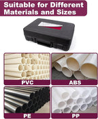 PVC Pipe Reamer 1.25 Inch, PVC Fitting Saver 1-1/4 Inch, PVC Reamer, Pipe Reamer Aluminum Alloy PVC Socket Saver Pipe Fitting Reamer for SCH40 PVC CPVC ABS Pipes