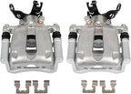 SCITOO 18B5505 18B5504 Rear Left & Right Disc Brake Calipers Assembly w/Bracket For Chevrolet For Malibu 2014-2015,For Chevrolet For Malibu Limited 2016