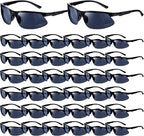 Kathfly 36 Pcs Safety Glasses Work Scratch Resistant Glasses Protective Safety Goggles Eyewear with Lens(Black)