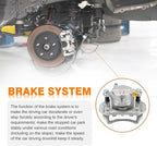 DRIVESTAR 19B818 19B819 Front Left & Right Brake Calipers, fit 1984-1995 for Toyota Pickup, RWD