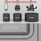 Sanyipace Self-Leveling Sewer Camera 165FT, Drain Plumbing Camera with 512Hz Pipe Locator, Feet Meter Counter, for Plumbers Homeowner Home Inspectors Construction Maintenance Worker