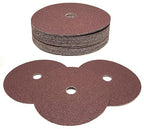 Benchmark Abrasives 7 Inch Sanding Discs Aluminum Oxide Resin Fiber Grinding Disc for Grinding, Stripping on Wood, Fiberglass, Steel, Metal, 7/8" Arbor Angle Grinder Sanding Disc, 25 Pack - 36 Grit
