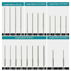 27Pcs SDS-Plus Drill Bits & Chisel Set - Rotary Hammer Carbide Tipped Double-Threaded Drill Bits & Chisels & SDS-Max to SDS Plus Adapter, with Storage Box, for Masonry Construction Materials
