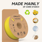 Official Creality Hyper PLA Filament 1.75mm, High Speed 30-600mm/s 3D Printer Filament PLA, Dimensional Accuracy +/-0.02mm, Fit Most FDM 3D Printers，1KG(2.2lbs) Spool Yellow