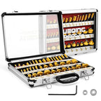 Router Bit Set of 40 Pieces Router bits 1/4 Inch Shank 40pcs Expert Router Bit Kit C3 Alloy Blade Router bits for Precision Carving and Versatile Applications